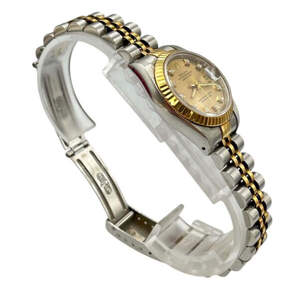 Rolex Datejust Watch 69173G with 10 Diamonds, Stainless Steel and Yellow Gold... - Picture 3 of 10